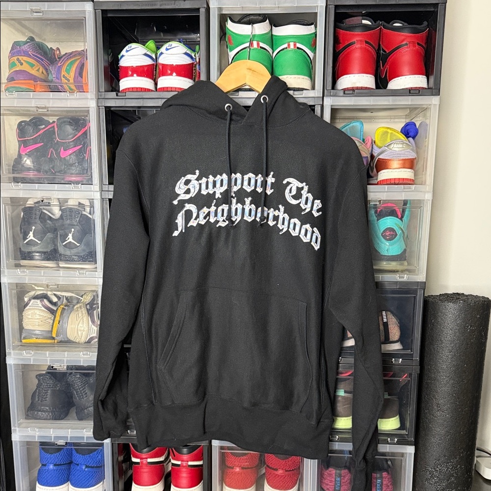 Champion x neighborhood collab hoodie- Med.